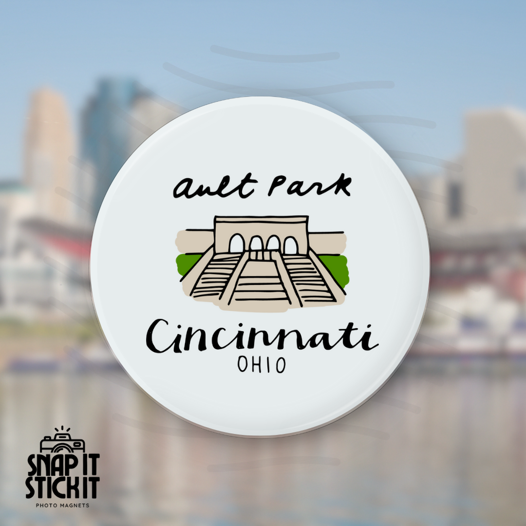 Ault Park - Cincinnati Collection - Round Magnet
