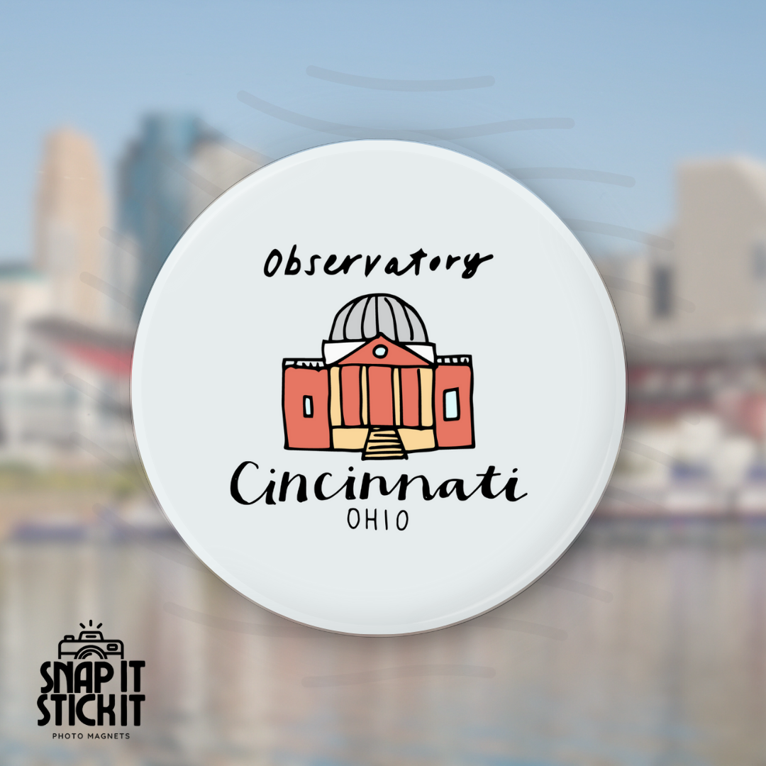 Observatory - Cincinnati Collection - Round Magnet