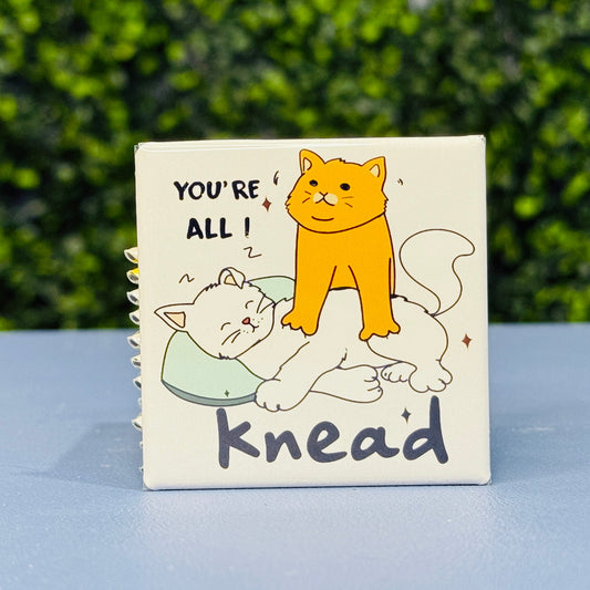 All I Knead - Cat Humor 2x2 Square Magnet
