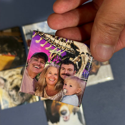 Square Custom Photo Magnets - 12 Pack