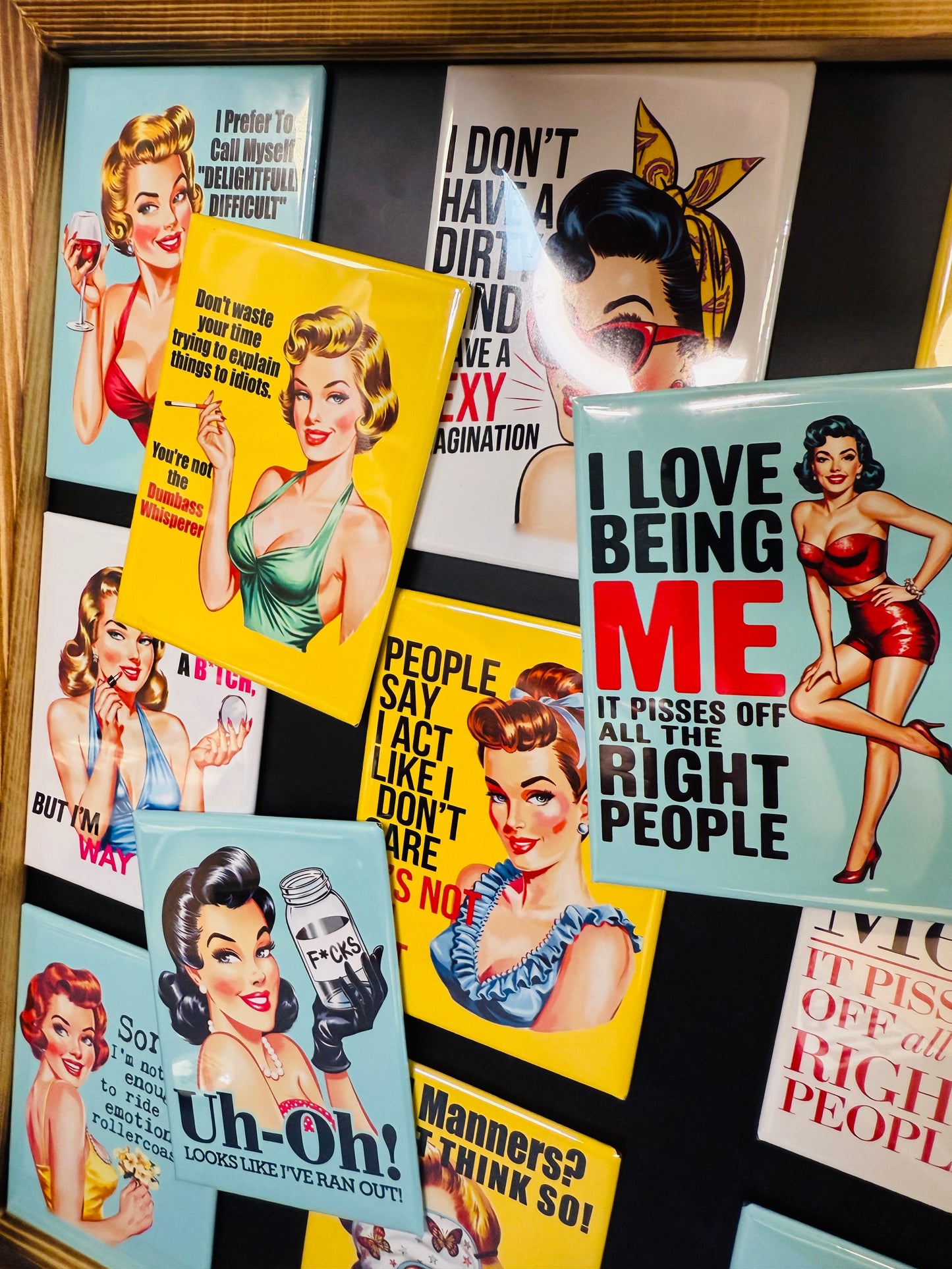 People Say I Act Like I Don't Care... It's Not An Act - Rectangle Magnet