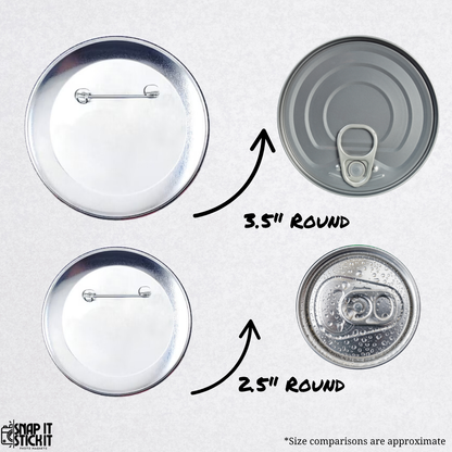 Custom Memorial Button – In Loving Memory Pin – Personalized Keepsake