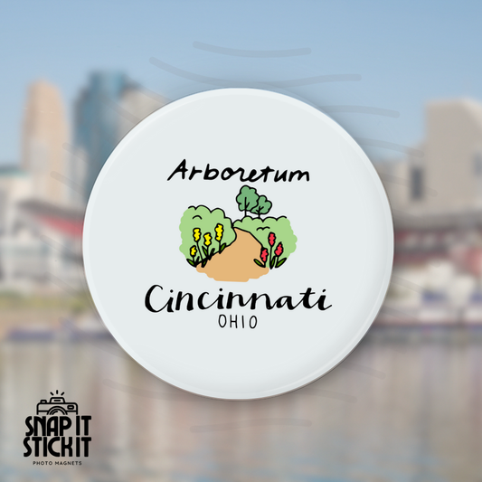 Arboretum - Cincinnati Collection - Round Magnet