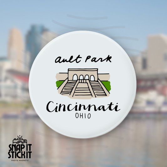Ault Park - Cincinnati Collection - Round Magnet