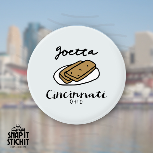 Goetta - Cincinnati Collection - Round Magnet