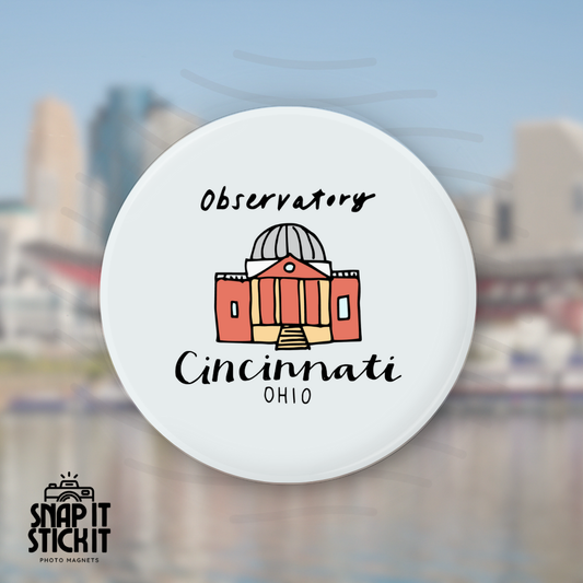 Observatory - Cincinnati Collection - Round Magnet
