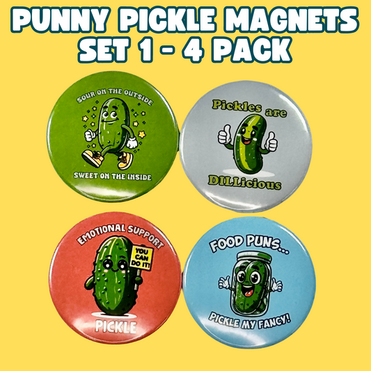 Punny Magnets • Pickles Set 1
