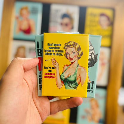 People Say I Act Like I Don't Care... It's Not An Act - Rectangle Magnet