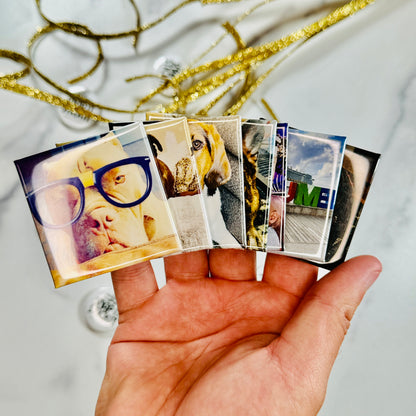 Square Custom Photo Magnets - 12 Pack