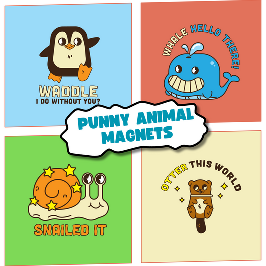 Punny Magnets • Animals