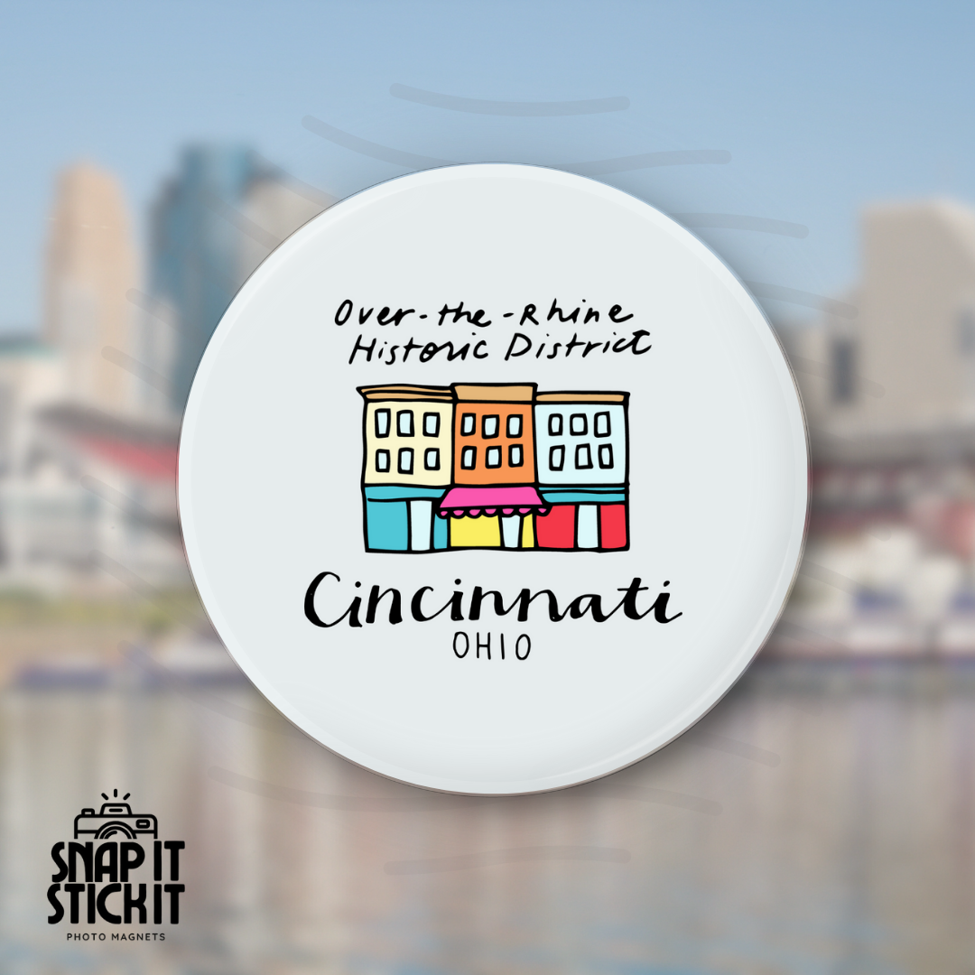 OTR - Cincinnati Collection - Round Magnet