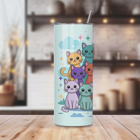 Adopt a Cat, Save Nine Lives  – 20oz Tumbler