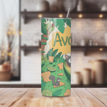 Avo-Catto Gray Cat – 20oz Tumbler