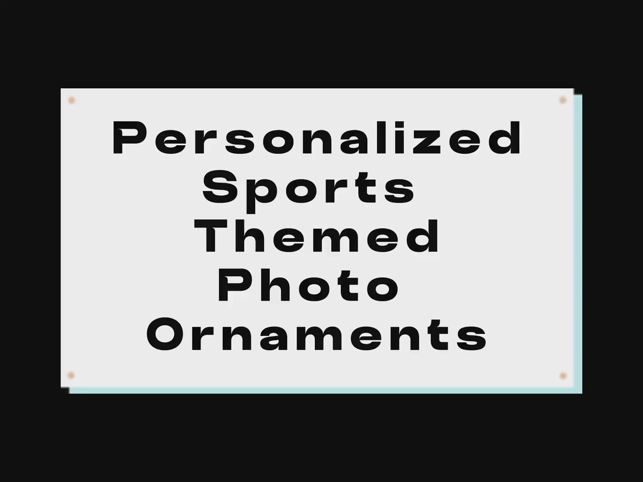 Personalized Golf Photo Ornament | Custom Golf Player Christmas Gift | Laser Cut Wood Ornament with Photo Inlay | Golf Team Keepsake