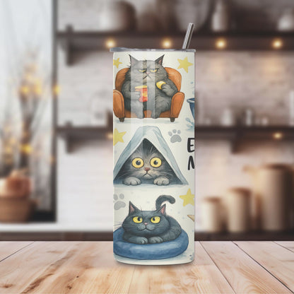 Enjoy Every Meowment – 20oz Tumbler